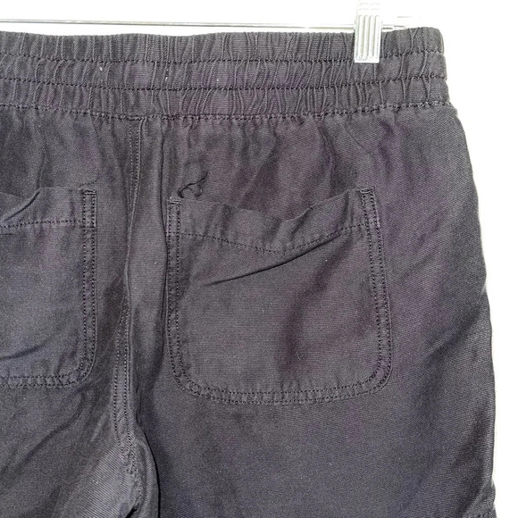 Maurices Black High Rise Drawstring Waist Pull-on Fabric Shorts Small Women’s - Picture 6 of 12